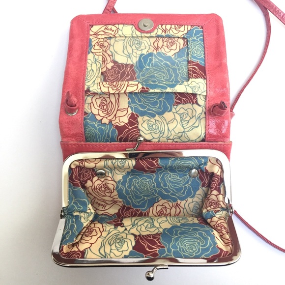 HOBO Bags Hobo Leather Mini Crossbody Wallet In Rosewood Poshmark